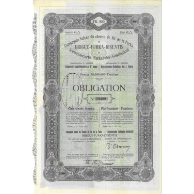 Cie Suisse du Chemin de Fer de la Furka