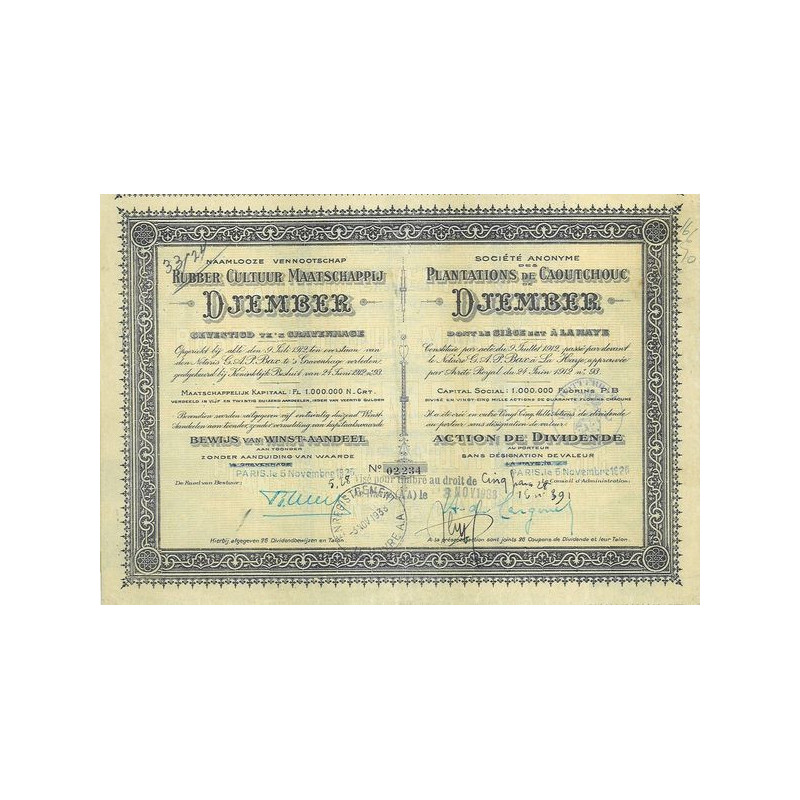 Plantations de Caoutchouc de Djember