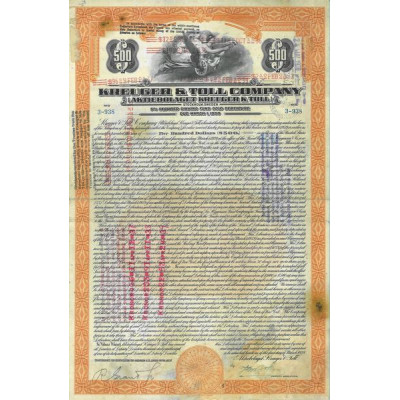 Aktiebolaget Kreuger & Toll (500 $)