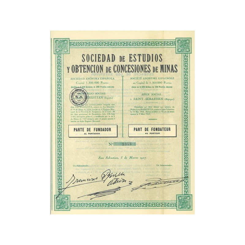 Sociedad de Estudios y Obtencion de Concesiones de Minas (PF)